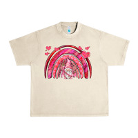 Sandshell valentines day rainbow with cupid gnome Urban Heavy Tee - NancyCooperArtShop