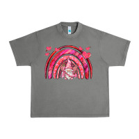 Tornado valentines day rainbow with cupid gnome Urban Heavy Tee - NancyCooperArtShop