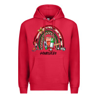 Cardinal Christmas nurselife rainbow Premium Hoodie - JahusDesignShop