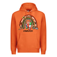Carrot Christmas nurselife rainbow Premium Hoodie - JahusDesignShop