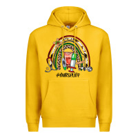 Lemon Christmas nurselife rainbow Premium Hoodie - JahusDesignShop