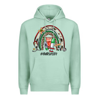Seafoam Christmas nurselife rainbow Premium Hoodie - JahusDesignShop