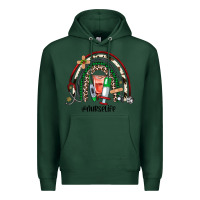 Sports Green Christmas nurselife rainbow Premium Hoodie - JahusDesignShop