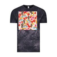 Cloud Black back to school seamless pattern 1 (3600x3600) Vintage Tee - AdoDesignShop