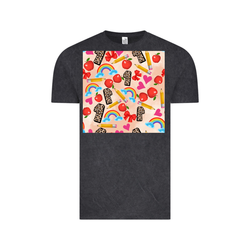 Back To School Seamless Pattern 1 (3600x3600) Vintage Tee by AdoDesignShop | Teevron
