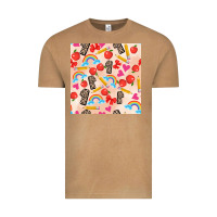 Vintage Camel back to school seamless pattern 1 (3600x3600) Vintage Tee - AdoDesignShop