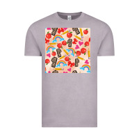 Vintage Zinc back to school seamless pattern 1 (3600x3600) Vintage Tee - AdoDesignShop
