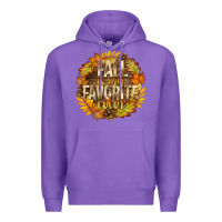 Purple Fall Is My Favorite Color Premium Hoodie - texasbilliewilder
