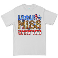 Dove Grey Little miss America Premium Tee - Neo Western