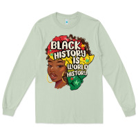 Matcha black history is world history Long Sleeve Tee - MaliasSmallBusiness