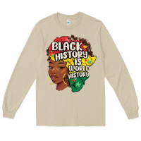 Mushroom black history is world history Long Sleeve Tee - MaliasSmallBusiness