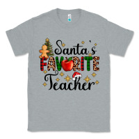 Heather Grey santa's favorite teacher Classic Tee - AdoDesignShop