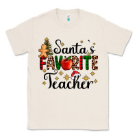 Natural santa's favorite teacher Classic Tee - AdoDesignShop