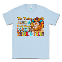 Dusty Blue thanksgiving turkey humor Classic Tee - CowhideDigitalArt
