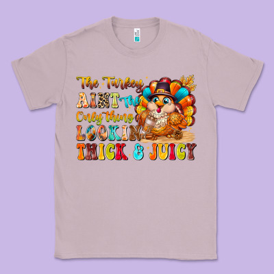 Thanksgiving Turkey Humor Classic Tee Designed By Cowhidedigitalart