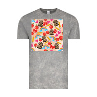 Cloud Rock back to school seamless pattern 2 (3600x3600) Vintage Tee - AdoDesignShop