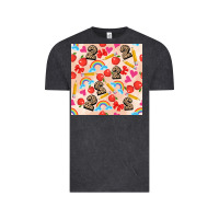 Vintage Black back to school seamless pattern 2 (3600x3600) Vintage Tee - AdoDesignShop