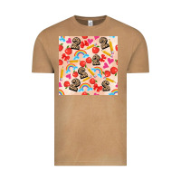Vintage Camel back to school seamless pattern 2 (3600x3600) Vintage Tee - AdoDesignShop