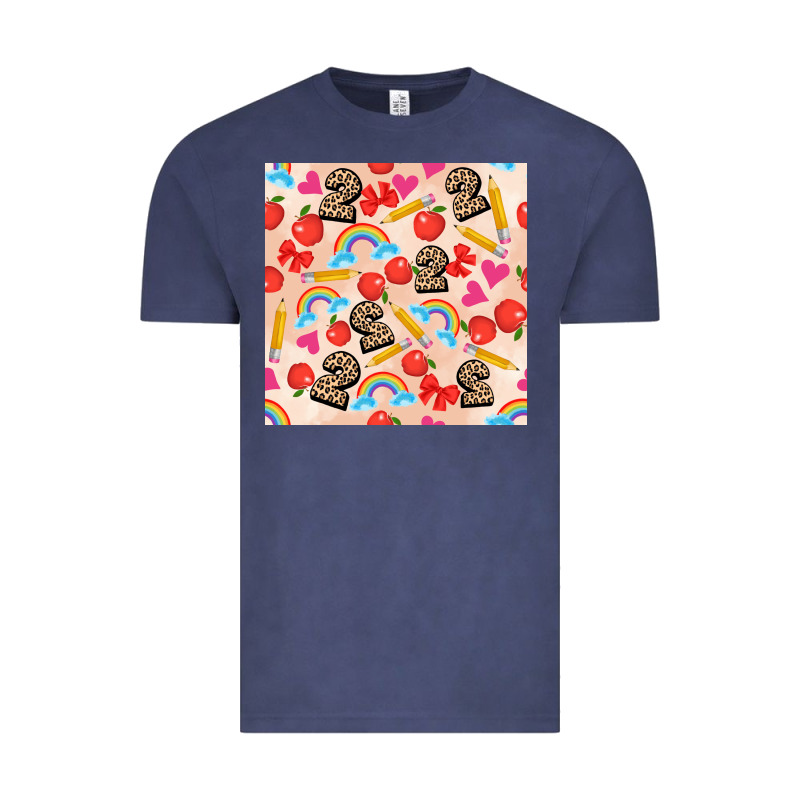 Back To School Seamless Pattern 2 (3600x3600) Vintage Tee by AdoDesignShop | Teevron