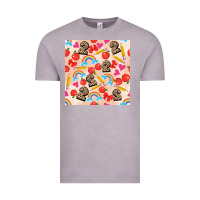 Vintage Zinc back to school seamless pattern 2 (3600x3600) Vintage Tee - AdoDesignShop