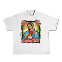 Lunar Rock lady of guadalupe portrait Urban Heavy Tee - BarkalooDesign