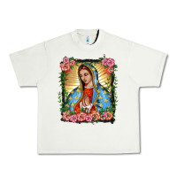 Pistachio lady of guadalupe portrait Urban Heavy Tee - BarkalooDesign