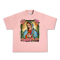 Salmon lady of guadalupe portrait Urban Heavy Tee - BarkalooDesign