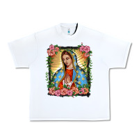 White lady of guadalupe portrait Urban Heavy Tee - BarkalooDesign
