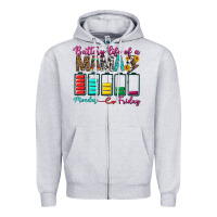Heather Grey Battery Life Of A Mama Zipper Hoodie - BundleAndBundleShop