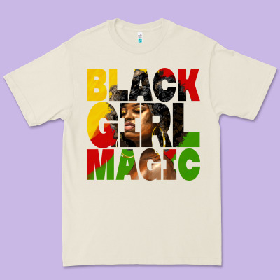 Black Girl Magic Juneteenth Premium Tee Designed By Hra Design Shop