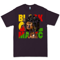 Plum black girl magic juneteenth Premium Tee - HRA Design Shop