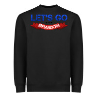 Black Let's Go Brandon Heavyweight Sweatshirt - Jasminsmagicworld