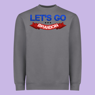 Let's Go Brandon Heavyweight Sweatshirt Designed By Jasminsmagicworld