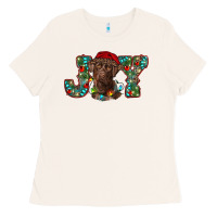 Bone labrador retriever christmas joy Ladies Tee - RanaPortraitStore
