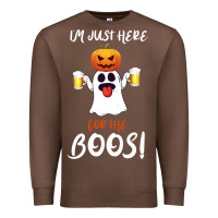 Chestnut I'm Just Here For The Boos Premium Sweatshirt - Bettercallsaul