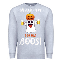 Heather Grey I'm Just Here For The Boos Premium Sweatshirt - Bettercallsaul