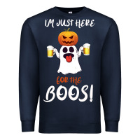 Navy I'm Just Here For The Boos Premium Sweatshirt - Bettercallsaul