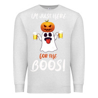 Oatmeal Heather I'm Just Here For The Boos Premium Sweatshirt - Bettercallsaul