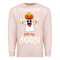 Pale Pink I'm Just Here For The Boos Premium Sweatshirt - Bettercallsaul