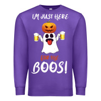 Purple I'm Just Here For The Boos Premium Sweatshirt - Bettercallsaul