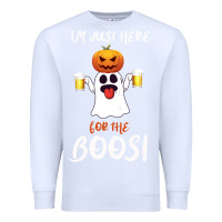White I'm Just Here For The Boos Premium Sweatshirt - Bettercallsaul
