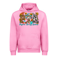 Fuchsia Pink physical therapy assistant olivia Urban Hoodie - OliviaCreatesArt