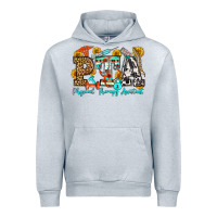 Heather Grey physical therapy assistant olivia Urban Hoodie - OliviaCreatesArt