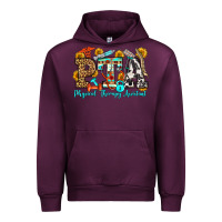 Mauve Wine physical therapy assistant olivia Urban Hoodie - OliviaCreatesArt