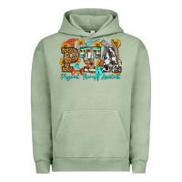Pigment Oil Green physical therapy assistant olivia Urban Hoodie - OliviaCreatesArt