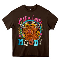 Chocolate Brown just a little moody Heavy Core Tee - Zillion Design Studio