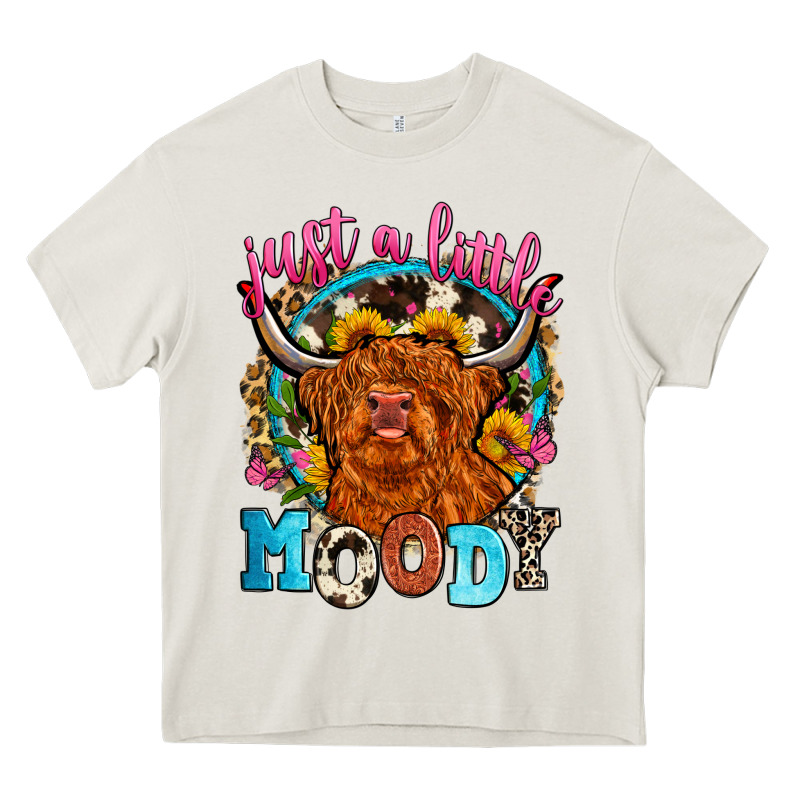 Just A Little Moody Heavy Core Tee by Zillion Design Studio | Teevron