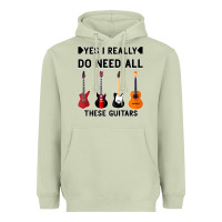 Yes I Really Do Need All These Guitars Heavyweight Hoodie | Teevron