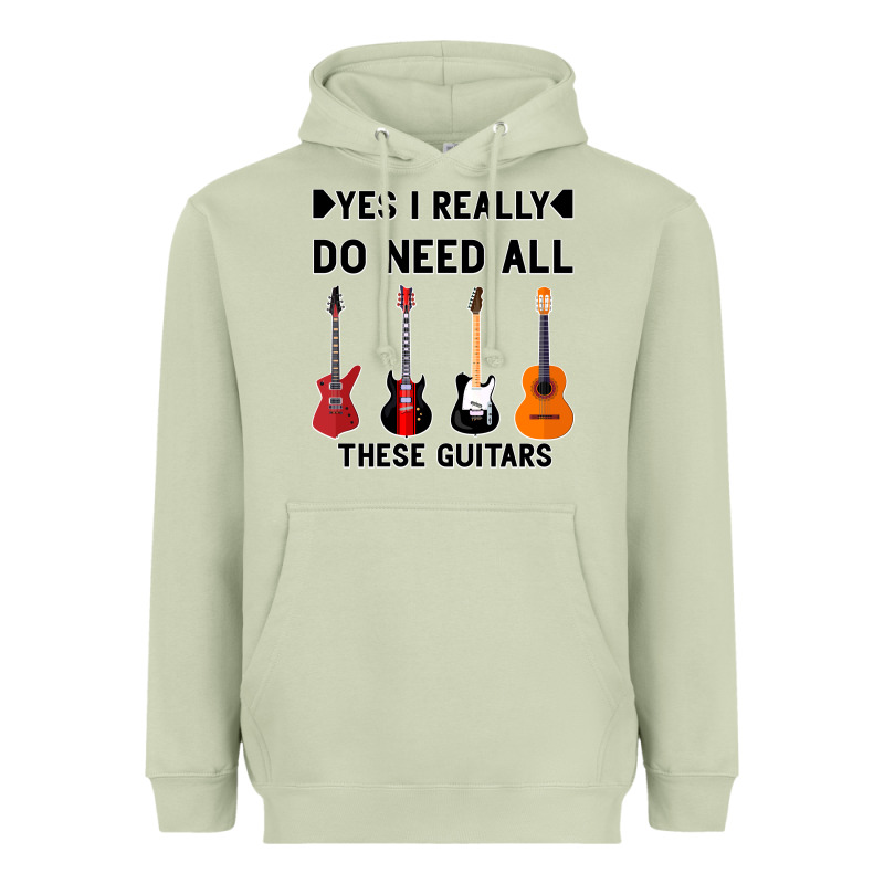 Yes I Really Do Need All These Guitars Heavyweight Hoodie by Bettercallsaul | Teevron
