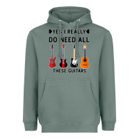 Sage Yes I Really Do Need All These Guitars Heavyweight Hoodie - Bettercallsaul